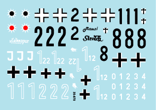 Star Decals 35-870 Chars allemands en Italie 1 1/35 – immagine 3