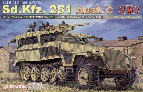 Dragon 6224 Sd.Kfz.251/10 ausf. C 3 en 1 (1/35)