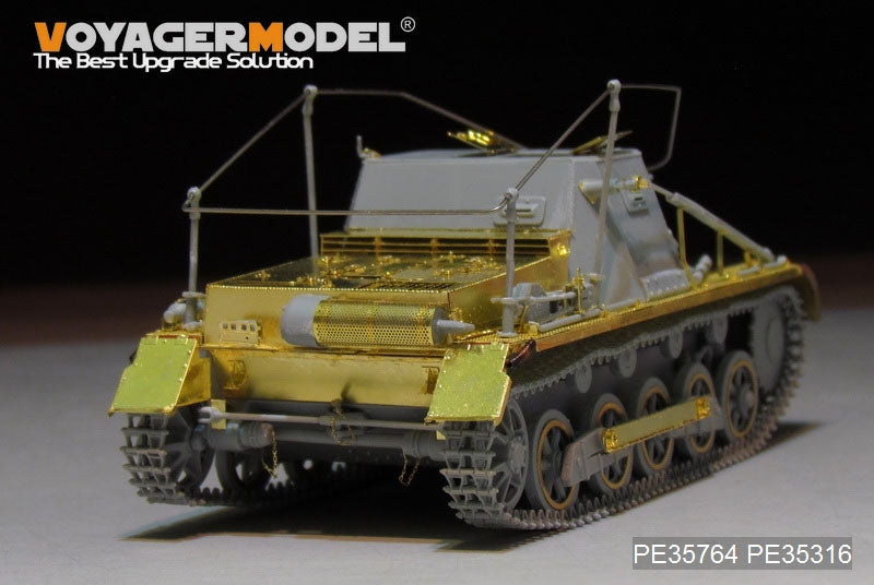 Maquette Voyager PE35764 Char de commandement allemand Pz.Bef.Wg.I (Sd.Kfz. 265) de la Seconde Guerre mondiale, de base, pour DRAGON 6218/6597, échelle 1/35 – image 3