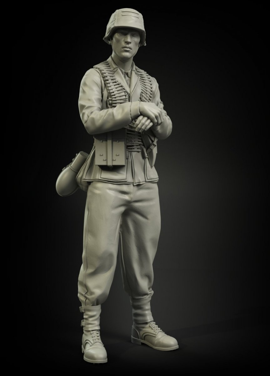 Panzer Art FI35-039 Waffen-SS MG-42 mitrailleur 1/35