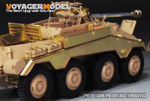 Boîte de rangement Voyager Model PE351302 pour Sd.Kfz 234 allemand de la Seconde Guerre mondiale, version tardive, pour RFM 5110 au 1/35 – image 2