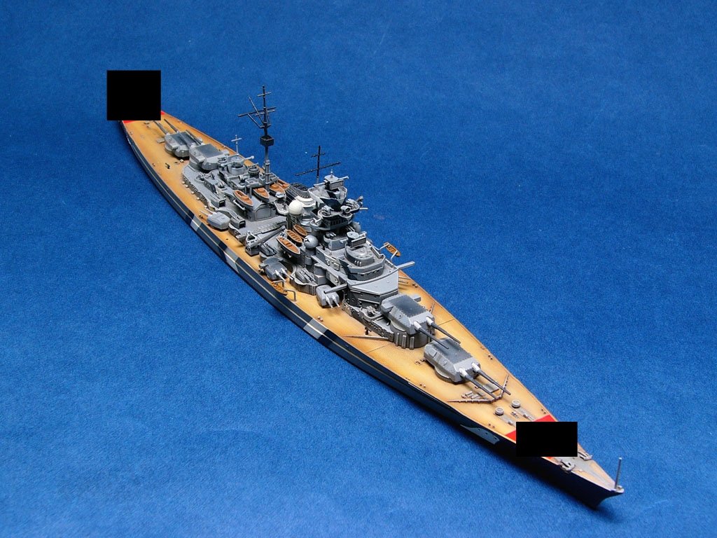 Trumpeter 05711 Allemagne Cuirassé Bismarck 1941 1/700 – Bild 6