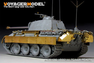 Maquette Voyager PE351090 Panther A allemand de la Seconde Guerre mondiale, version intermédiaire de base, pour Dragon au 1/35 – Bild 3