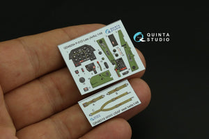 Intérieur imprimé en 3D et coloré sur papier décalcomanie Quinta Studio QD48254 P-51D Late (Airfix) 1/48 – image 11