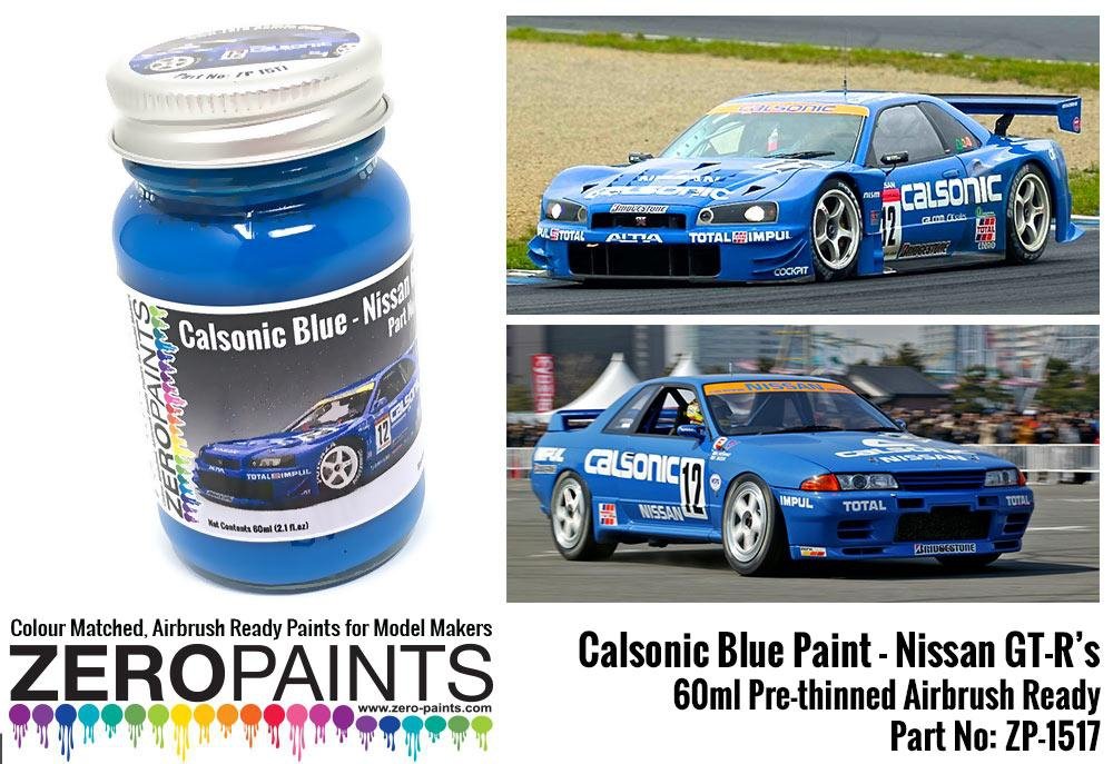 Peinture Zero Paints ZP-1517 Bleu Calsonic 60 ml 