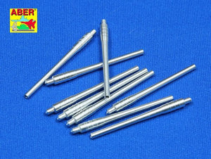 Aber 350L-09 Ensemble de 9 canons de 460 mm pour les navires japonais Yamato et Musashi (1/350)