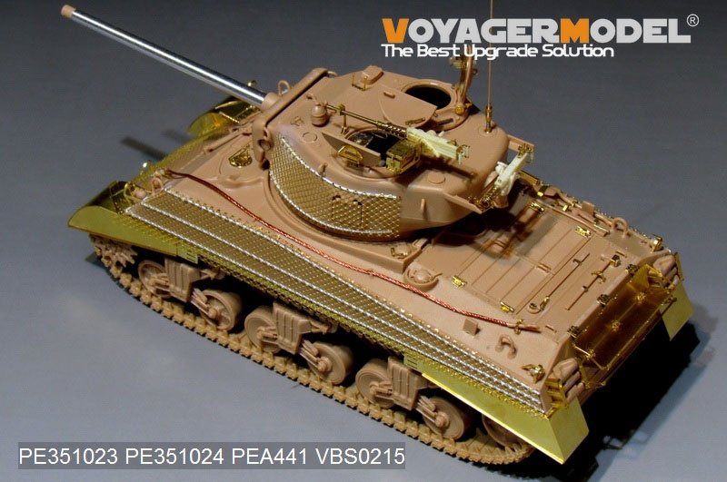 Maquette Voyager PE351023 WWII US M4A3 (76) en version de base avec réservoir central pour MENG TS-043 1/35 – image 5