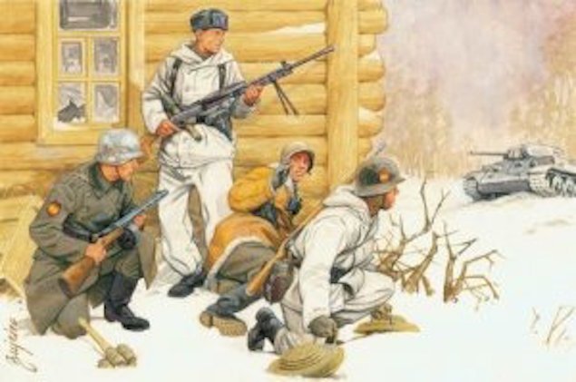 Dragon 6674 Division bleue allemande Volontaires espagnols, Front de l'Est 1942-43 (1/35)