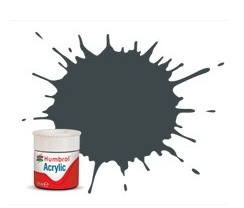 Peinture acrylique mate grise Humbrol AB0243 243 RLM 72, 14 ml