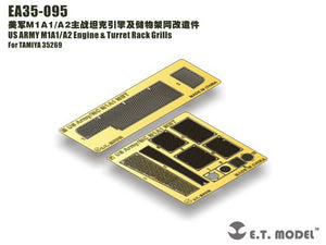 Grilles de support de moteur et de tourelle ET Model EA35-095 US ARMY M1A1/A2 pour TAMIYA 35269 1/35 – immagine 2