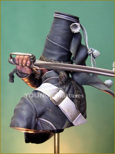 Young Miniatures YH1836 La Mort, 5e Hussards de Frédéric le Grand, échelle 1/10  – Bild 4
