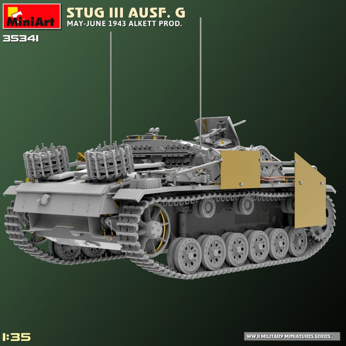 MiniArt 35341 STUG III AUSF. G MAI-JUIN 1943 ALKETT PROD. 1/35 – immagine 7