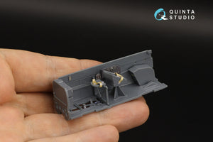 Intérieur imprimé en 3D et coloré sur papier décalcomanie Quinta Studio QD48301 Bf 110E/F (Eduard) 1/48 – imagen 3