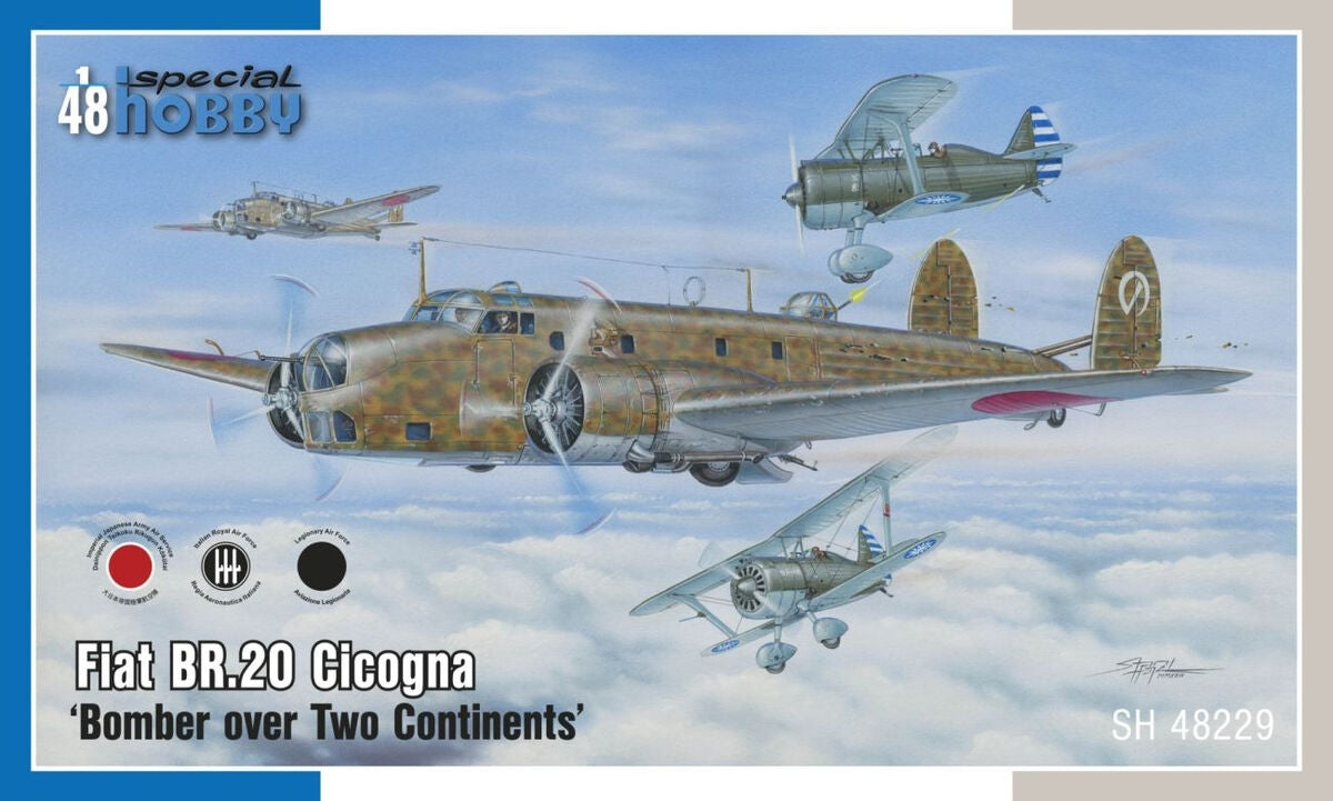 Special Hobby 48229 Fiat BR.20 Cicogna « Bombardier sur deux continents » 1/48 