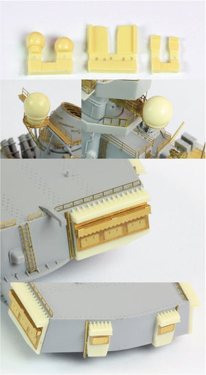 Pontos 31010F1 USS Wisconsin 1991 Kit d&amp;#39;extension 1/350 – immagine 2