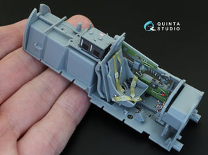 Intérieur imprimé en 3D et coloré sur papier décalcomanie Quinta Studio QD32005 P-51D (première version) (pour maquette Tamiya) 1/32 – image 5