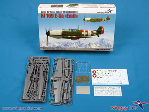 Maquette Wingsy D5-12 Chasseur de l&amp;#39;armée de l&amp;#39;air suisse MESSERSCHMITT Bf 109 E-3a 1/48 – Bild 2