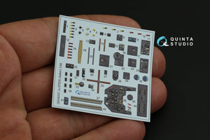 Intérieur imprimé en 3D et coloré sur papier décalcomanie Quinta Studio QD48207 Ju 87D/G (Italeri) 1/48 – Bild 8