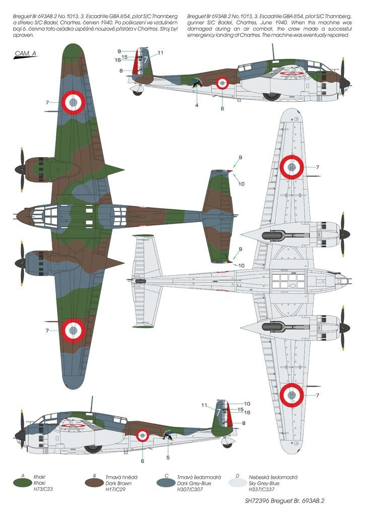 Maquette Special Hobby 72396 Breguet Br.693AB.2 « Bombardier d&amp;#39;attaque français » au 1/72 – image 2