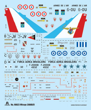 Italeri 90023 Dassault Mirage 2000 B/D 1/72 – immagine 3