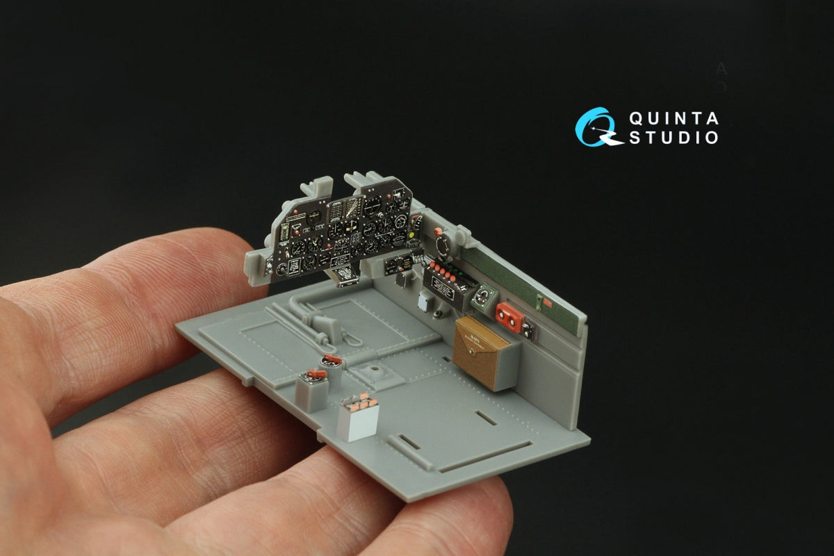 Quinta Studio QD32197 P-47D Thunderbolt Bubbletop Early, intérieur coloré imprimé en 3D sur papier décalcomanie (Hasegawa) 1/32 – image 9