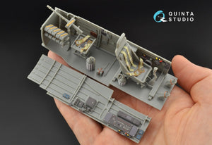 Intérieur imprimé en 3D et coloré sur papier décalcomanie (Trumpeter) pour le Ju 87B-2/R-2 de Quinta Studio QD32090, échelle 1/32 – Bild 6