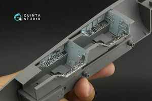 Intérieur imprimé en 3D et coloré sur papier décalcomanie Quinta Studio QD32147 F/A-18B (Academy) 1/32 – immagine 10