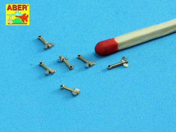 Écrous à oreilles Aber 16111, écrous PE avec boulon tourné x 30 pièces (1/16) – immagine 4