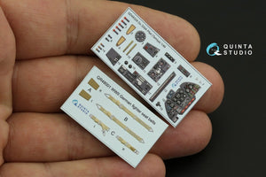 Intérieur imprimé en 3D et coloré sur papier décalcomanie Quinta Studio QD48328 Do 335A Pfeil (Tamiya) 1/48 – Bild 2