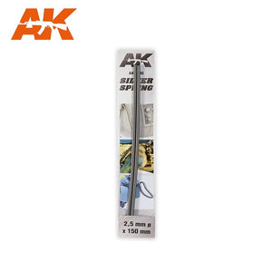 Ressort argenté AK Interactive AK9190 2,5 mm Ø