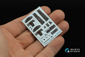 Intérieur imprimé en 3D et coloré sur papier décalcomanie Quinta Studio QD48201 F-104S (Kinetic) 1/48 – Bild 5