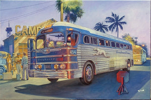 Roden 816 GMC PD3701 Silverside Bus &amp;quot;Greyhound Lines&amp;quot; 1/35