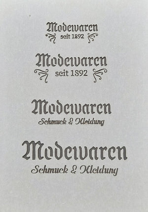 RT-Diorama 35606 Airbrush Stencil: German Fashion Salon 1/35 – zdjęcie 2