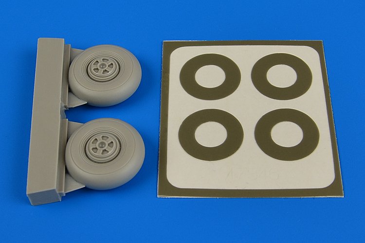 Masques de peinture pour roues Aires 7346 Beaufighter à cinq rayons, échelle 1/72, Airfix