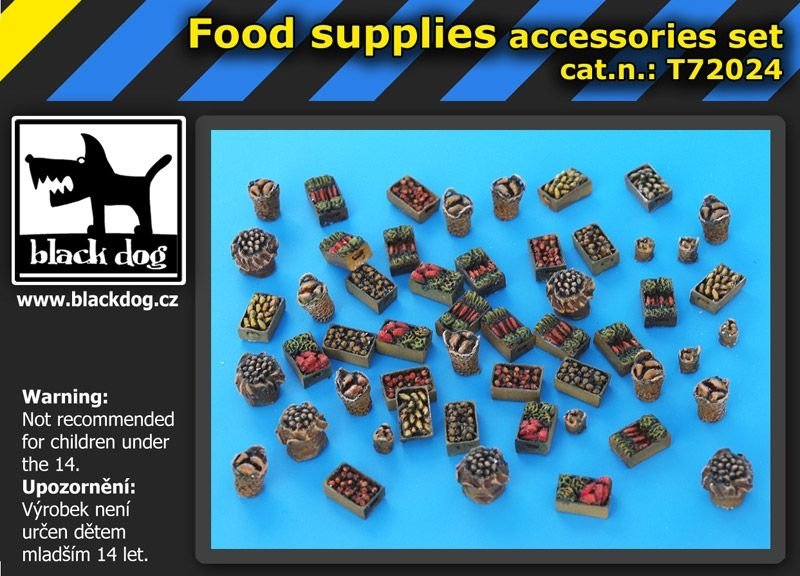 Ensemble d&amp;#39;accessoires pour l&amp;#39;alimentation Black Dog T72024, échelle 1/72 – imagen 2