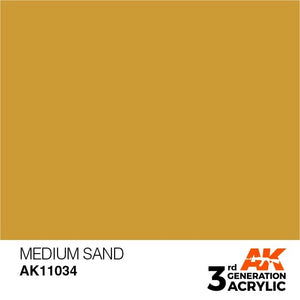 AK Interactive AK11034 Sable moyen 17 ml