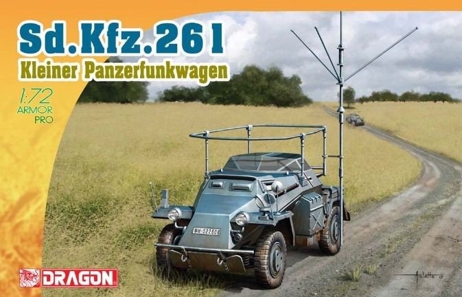 Dragon 7447 Sd.Kfz.261 Kleine Panzerfunkwagen (1/72) 