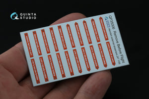 Quinta Studio QP35006 Retirer avant le vol streamer externe standard 24, 20 pièces 1/35  – image 2