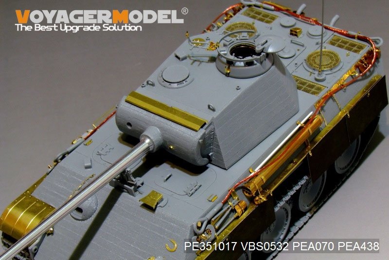 Kit de mise à niveau de base Voyager Model PE351017, Panther G allemand de la Seconde Guerre mondiale (version précoce) (pour TAKOM 2119/2134), échelle 1/35  – image 15