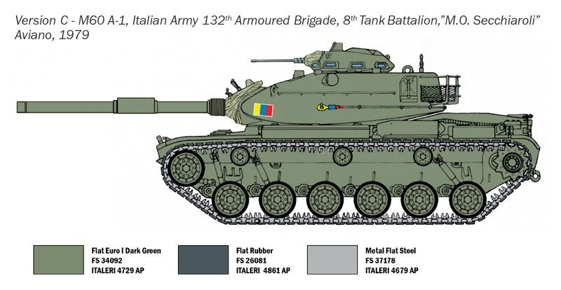 Italeri 7075 M60A1 1/72 – imagen 9