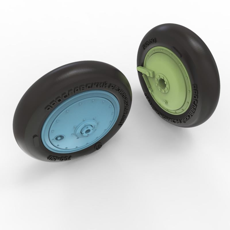 Roues Quinta Studio QT48036 I-16 (modèle récent) avec moyeux séparés et pneus lestés (tous les kits) 1/48 – immagine 2