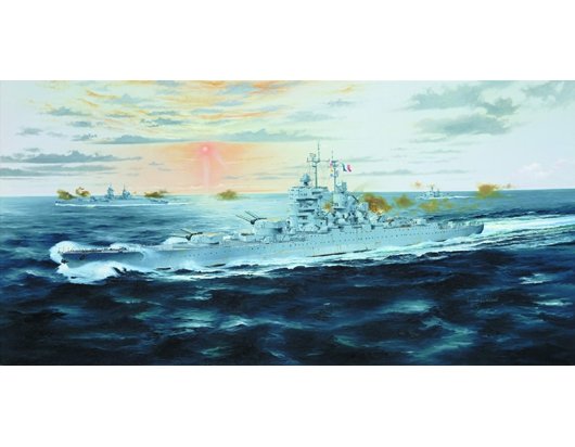 Trumpeter 05752 Cuirassé français Jean Bart 1950 1/700