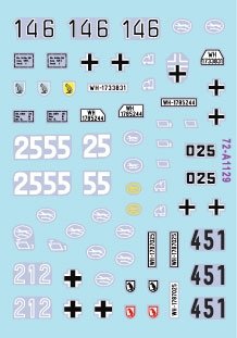 Star Decals 72-A1129 Windhund n° 1. 116. Pz Division Windhund 1/72 – image 3