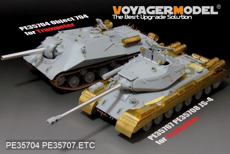 Maquette Voyager PE35704 Char lourd russe Object 704 (pour TRUMPETER 05575) 1/35 – image 6