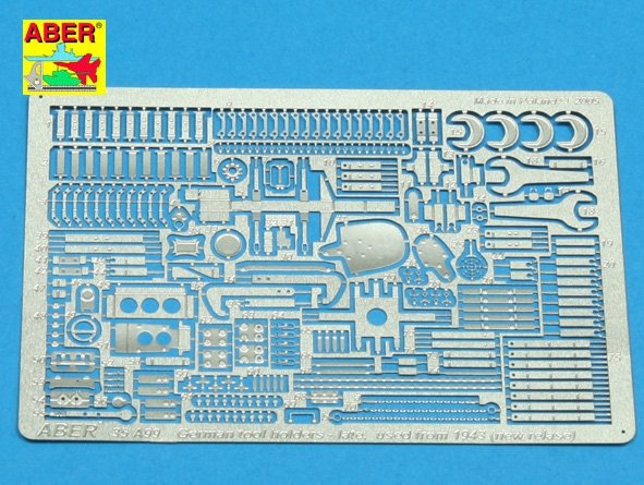 Porte-outils allemands Aber 35A099, utilisés tardivement à partir de 1943 (nouvelle version) (1/35)