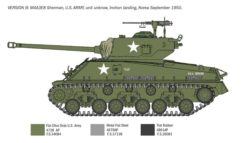 Italeri 6586 Sherman M4A3E8 - Guerre de Corée 1/35 – image 6