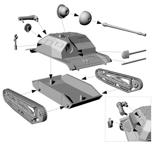 Premier à combattre PL001 - TKS 20 mm (1/72) – Bild 3