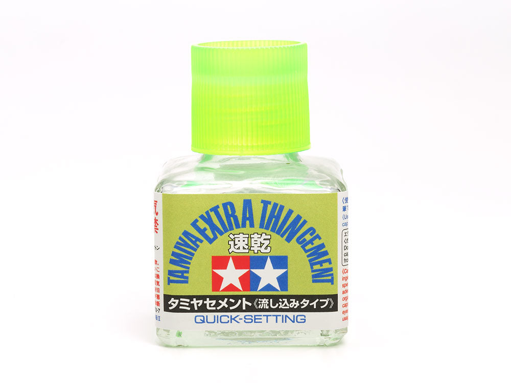 Ciment extra fluide à prise rapide Tamiya 87182, 40 ml
