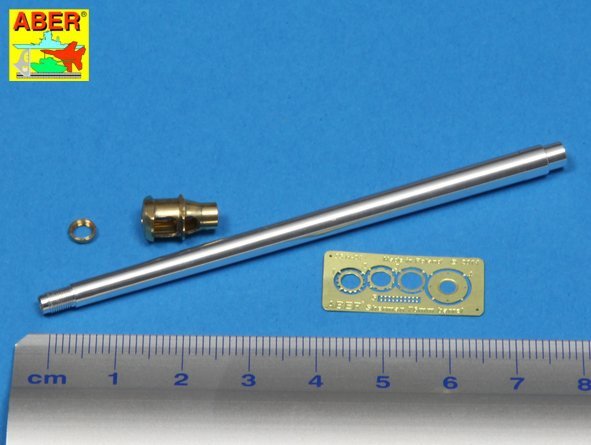 Canon Aber 35L-137 US 76 mm M1A2 avec frein de bouche pour Sherman M4 et M-18 Hellcat (1/35) – immagine 2