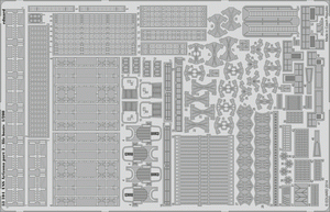Eduard 53104 USS Arizona partie 3 - canots de sauvetage TRUMPETER 1/200